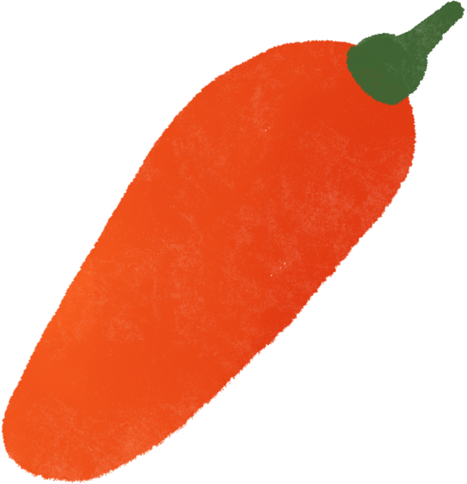 red chili pepper clipart. illustration on transparent background png