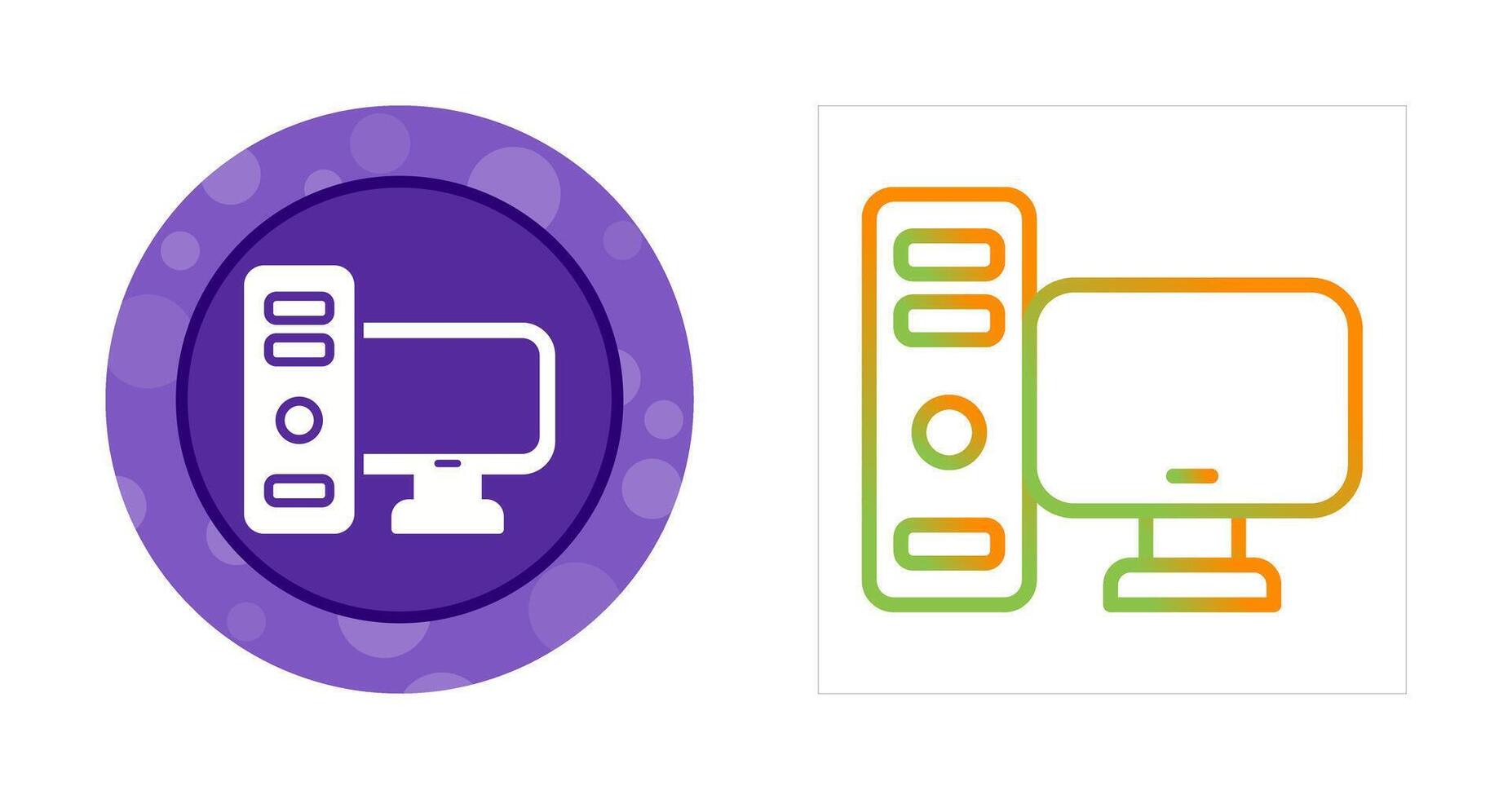 Computer Vector Icon