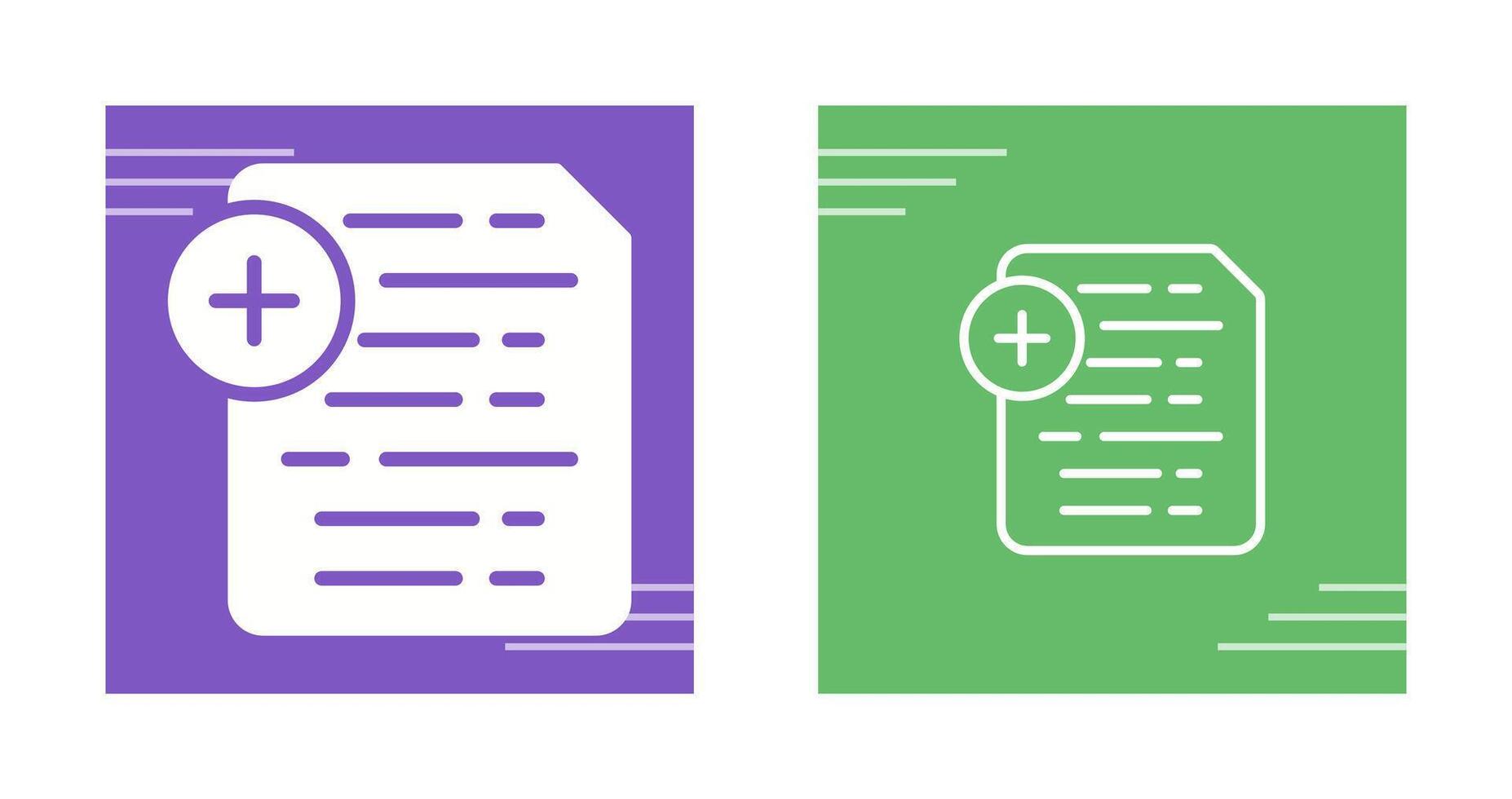 Document Insert Icon Vector Icon