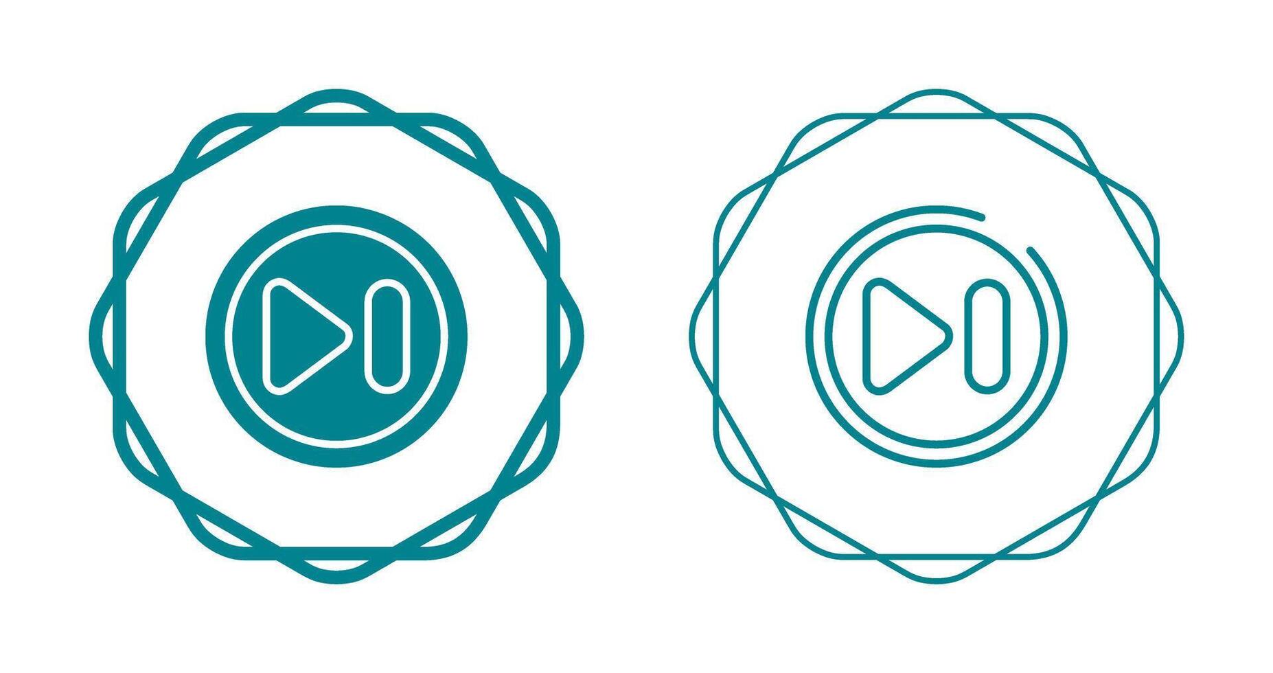 Next Track Button Vector Icon