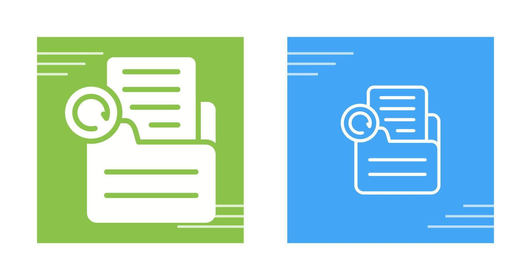 Document Redo Vector Icon