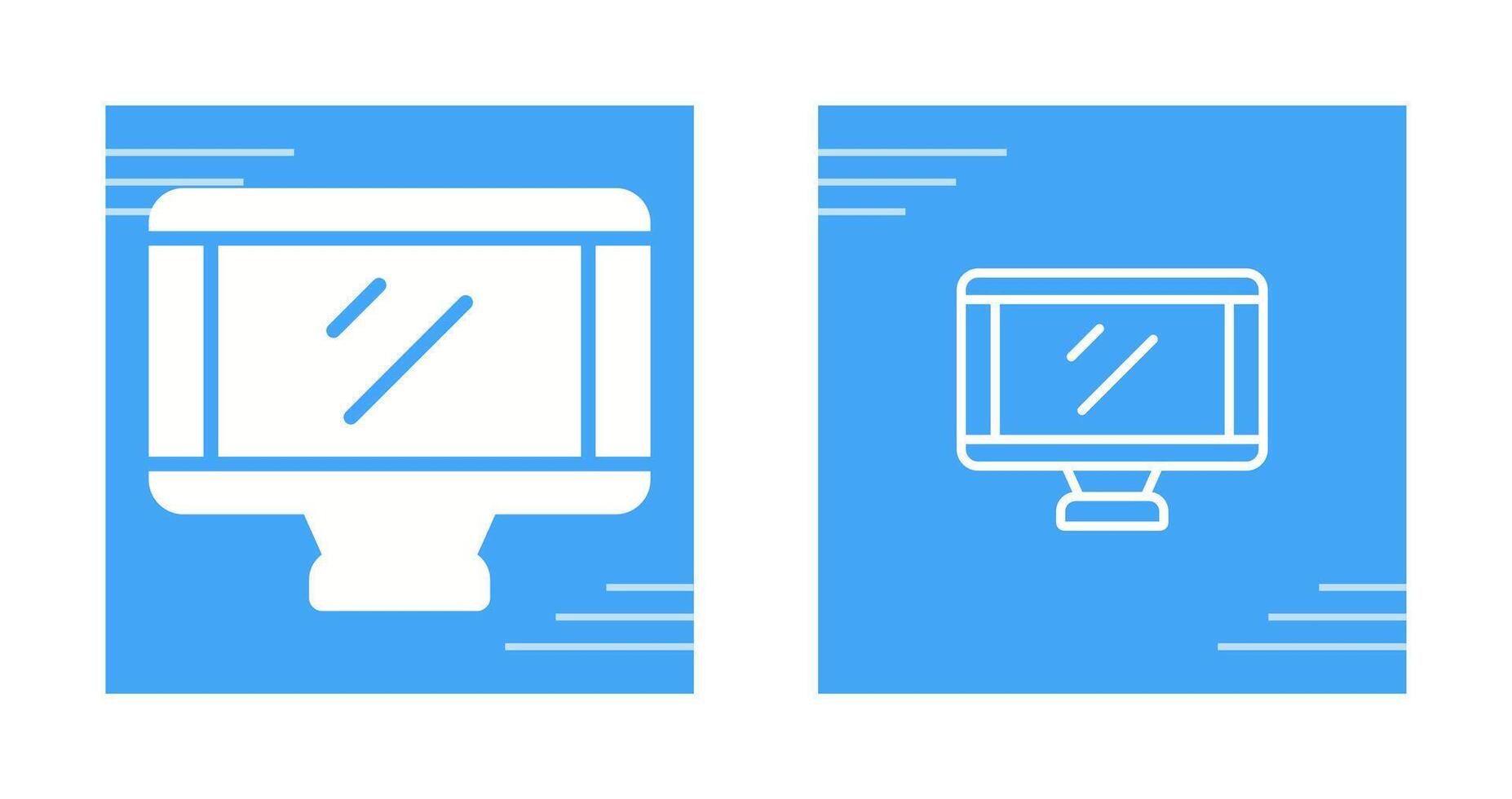 Monitor Vector Icon