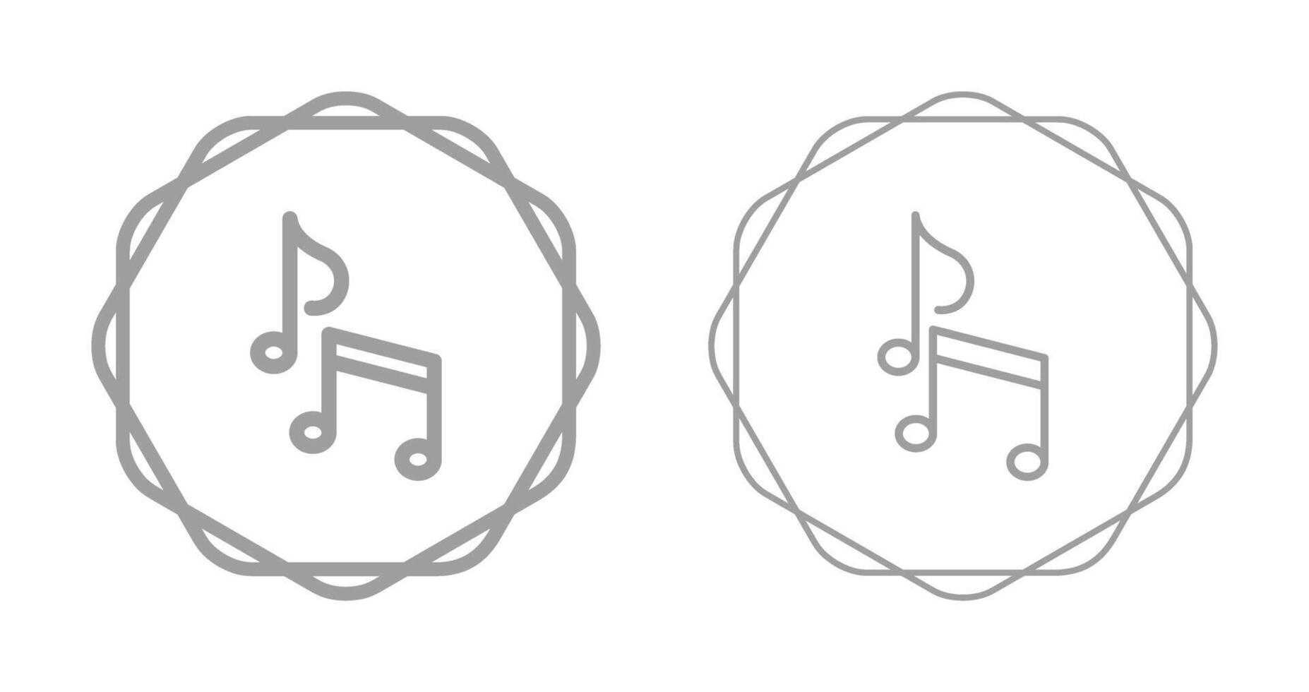 icono de vector de nota musical