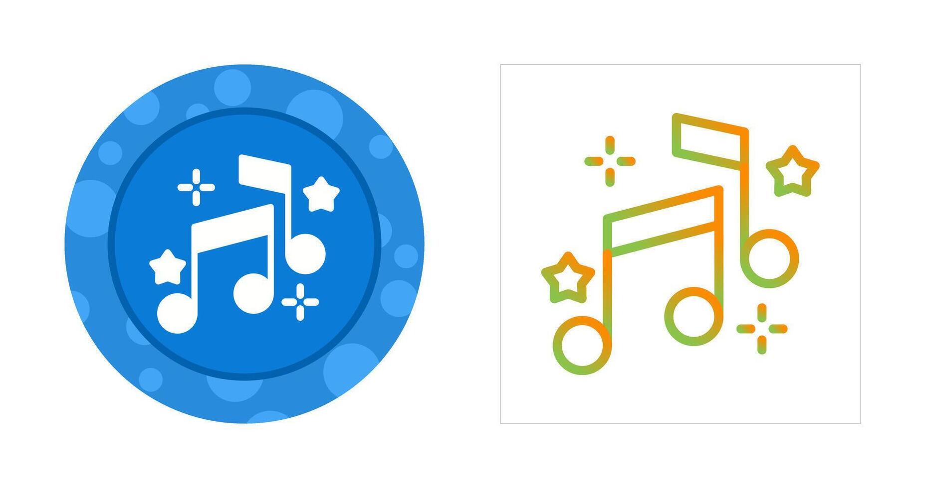 icono de vector de nota musical