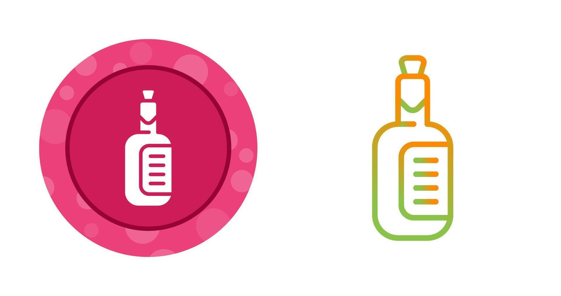 Champagne bottle Vector Icon