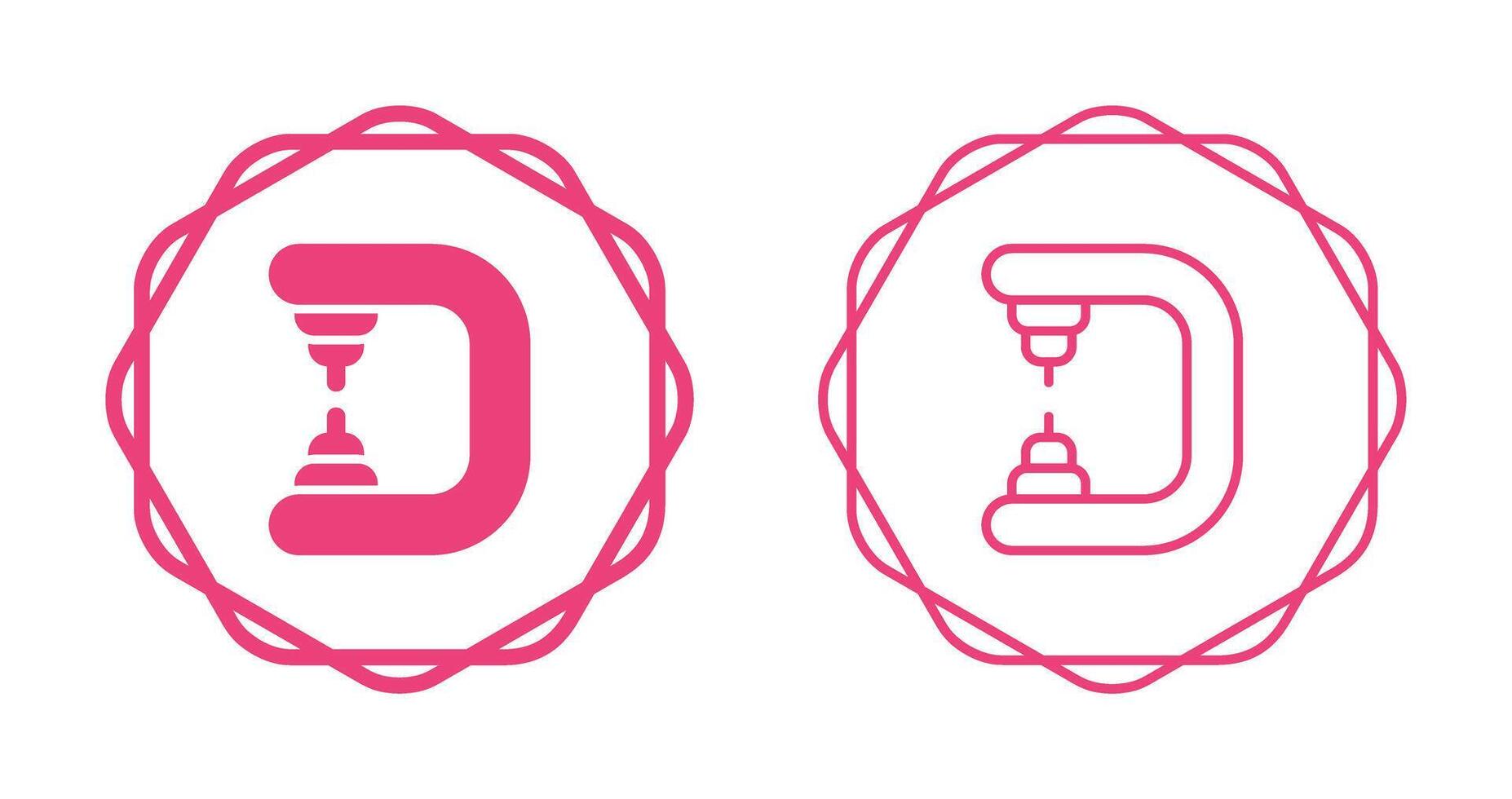 Drill press Vector Icon