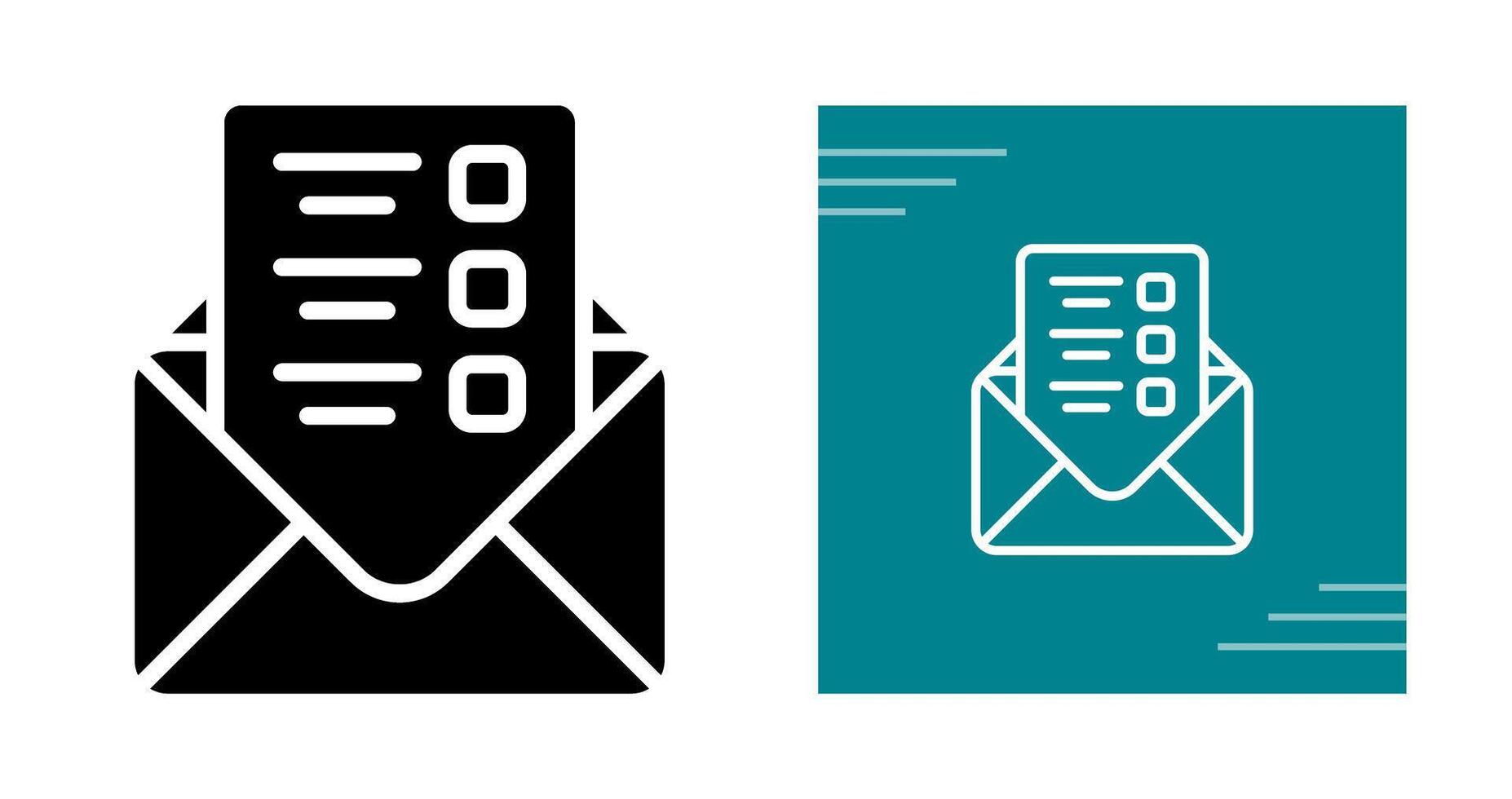 Mailing Lists Vector Icon