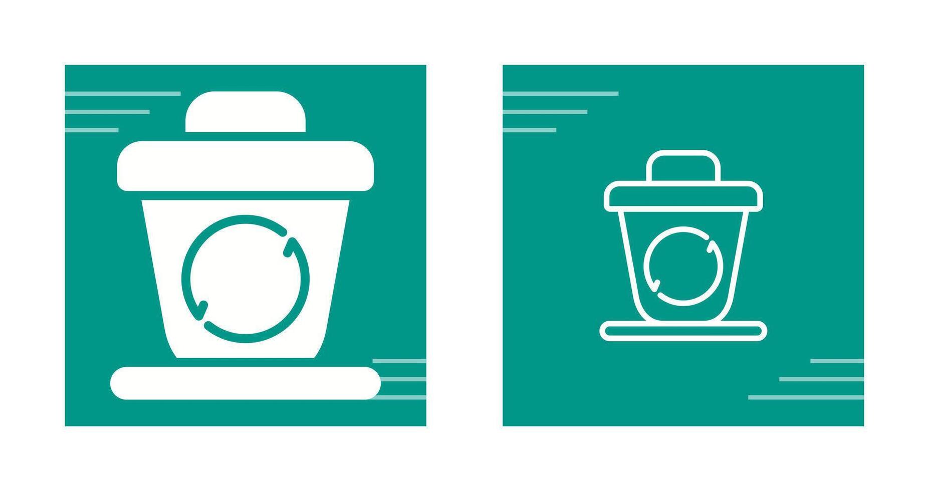 Recycling bin Vector Icon