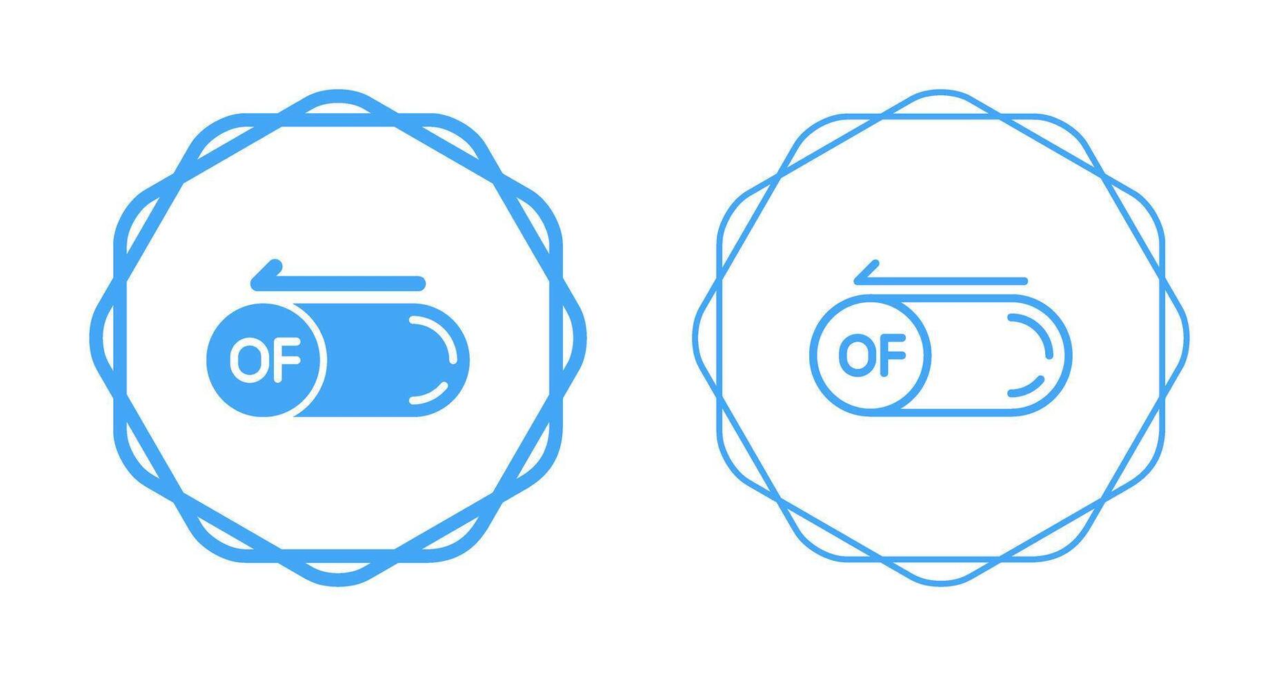 Of Button Vector Icon