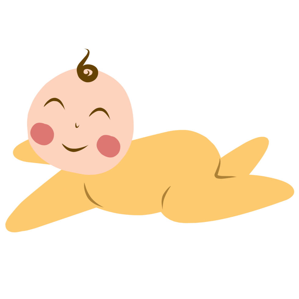 Happy smiling baby png