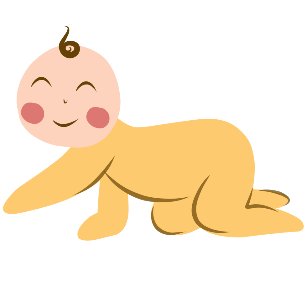 Happy smiling baby png