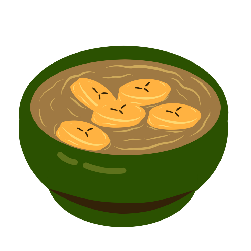 Sweet banana compote png