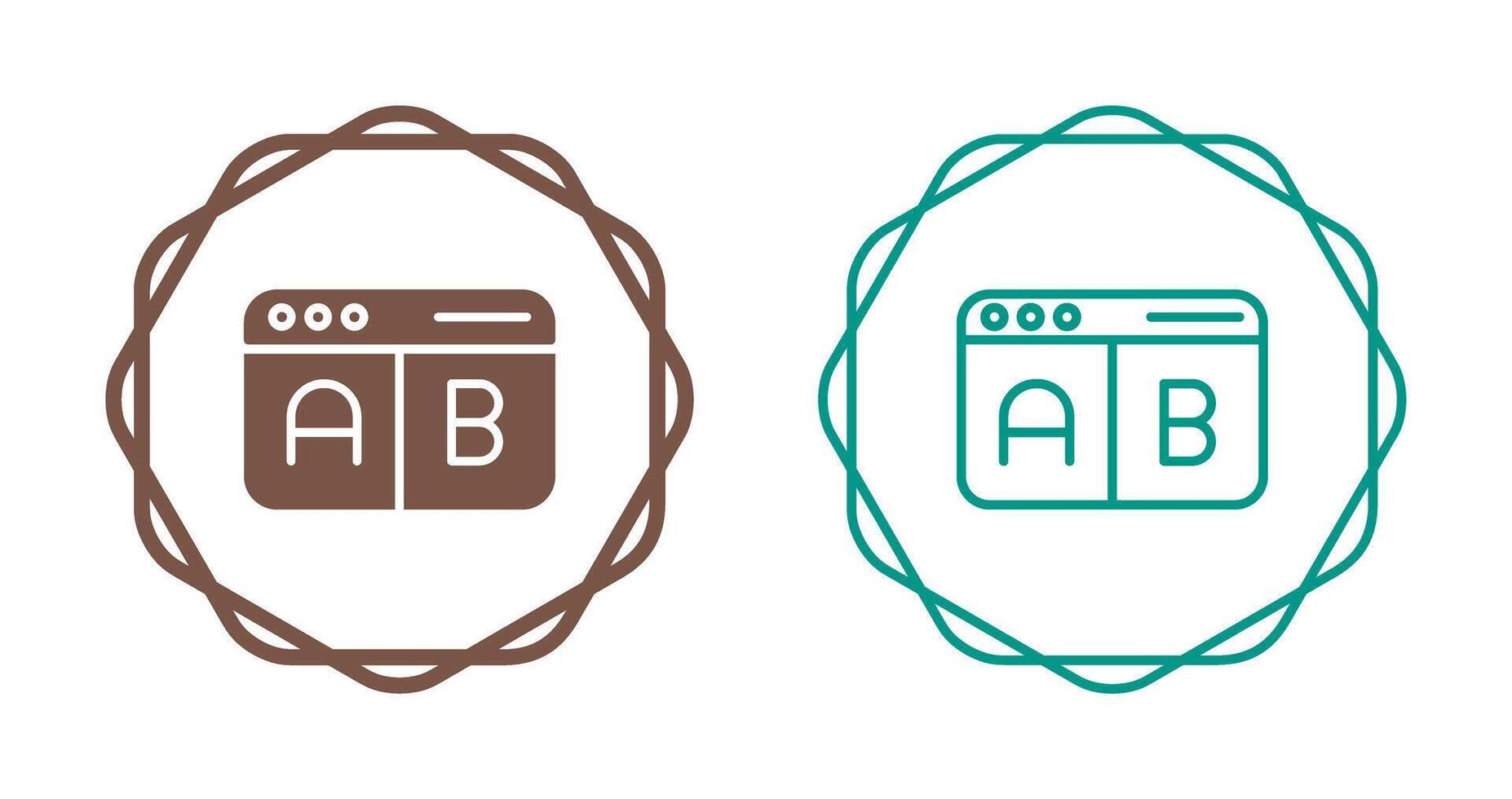 Multivariate Testing Vector Icon