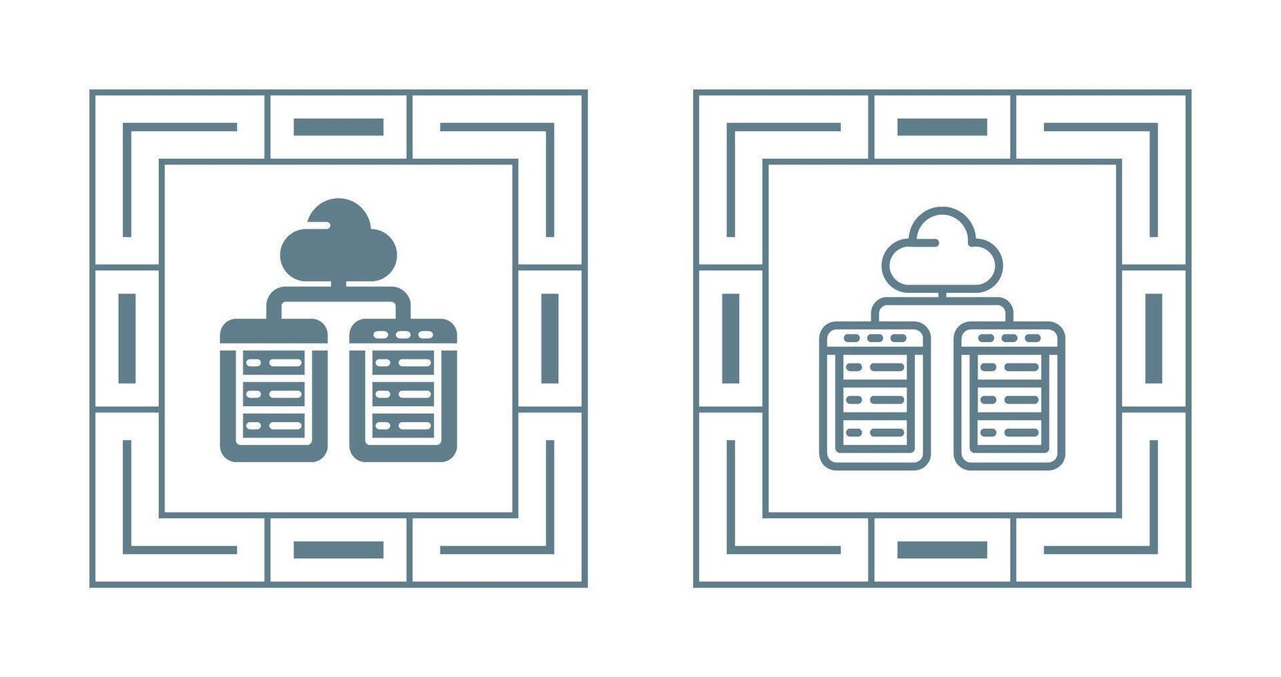 Data Center Vector Icon