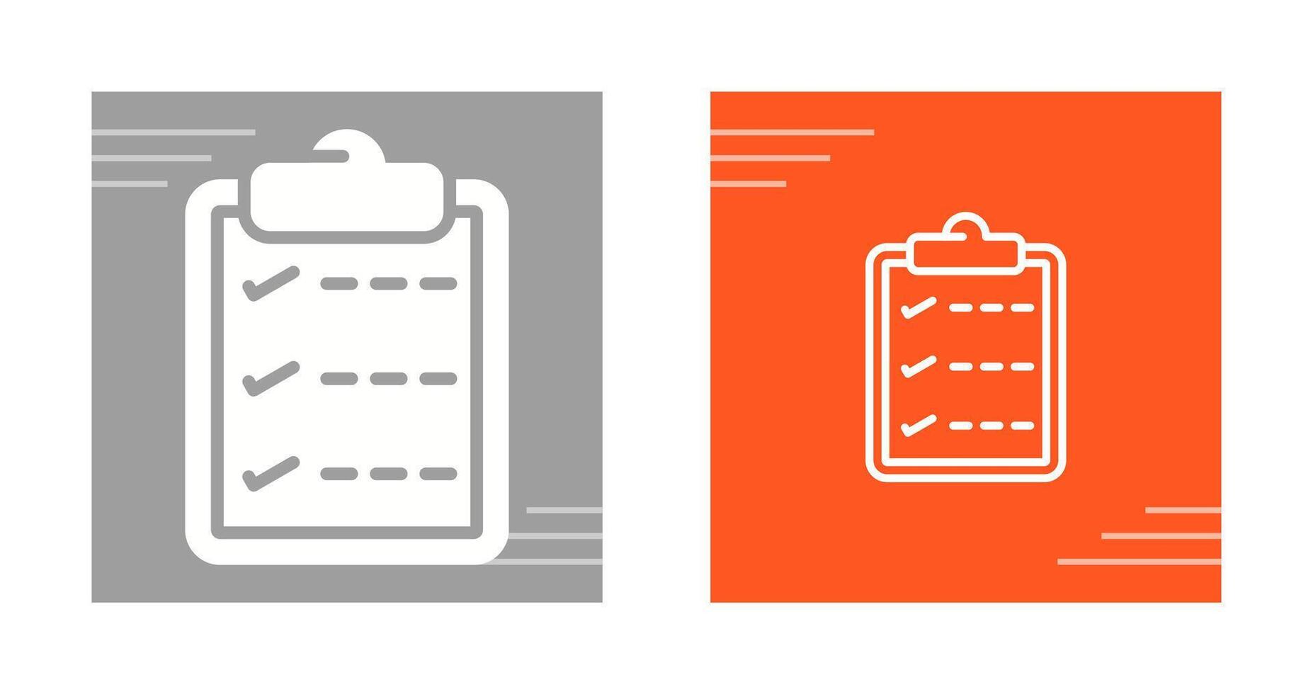 Task list with checkmarks Vector Icon