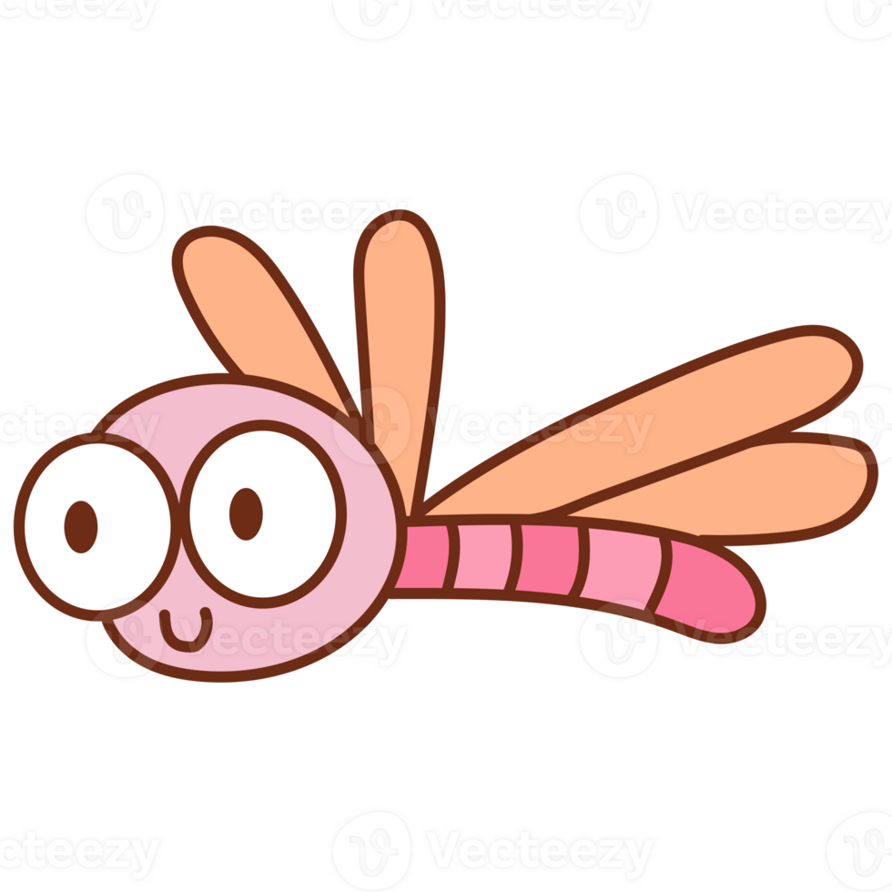 dragonfly cartoon doodle png