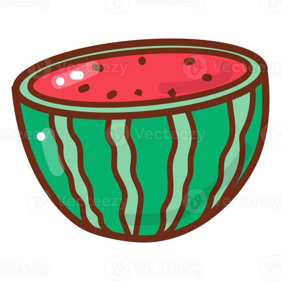watermelon cartoon doodle png
