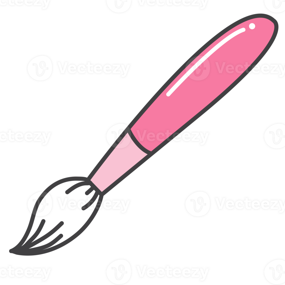 Brush doodle cartoon png