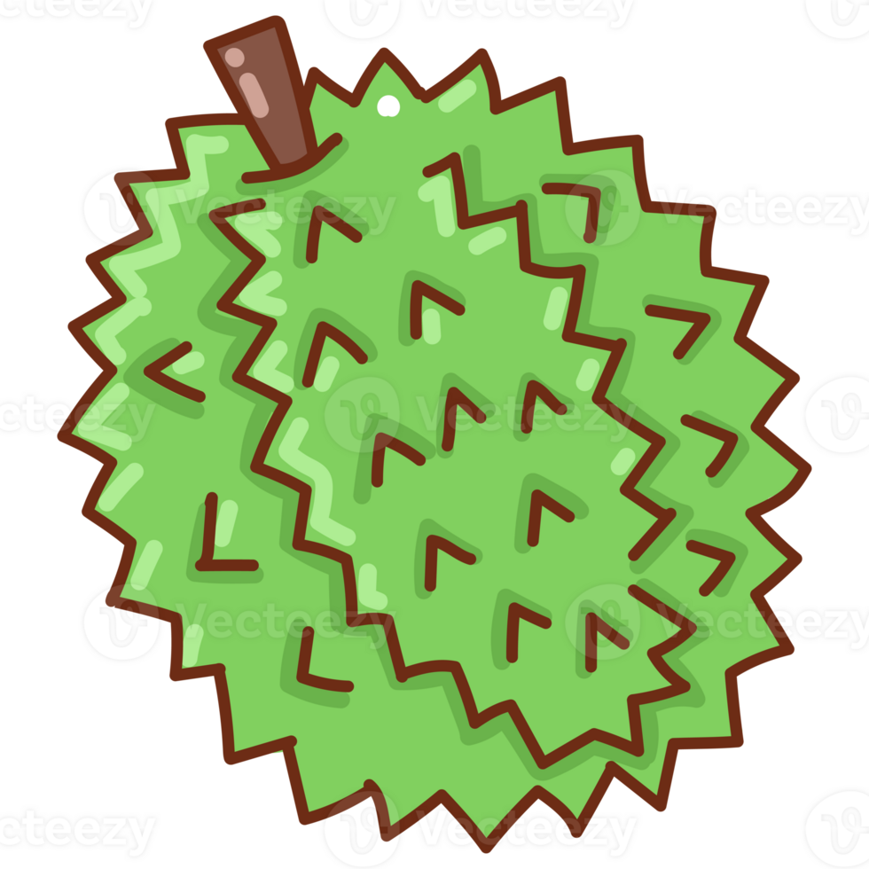 durian cartoon doodle png