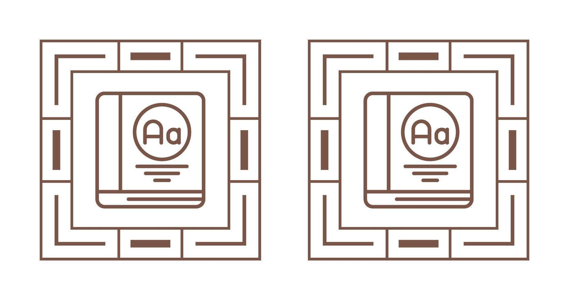 Dictionary Vector Icon