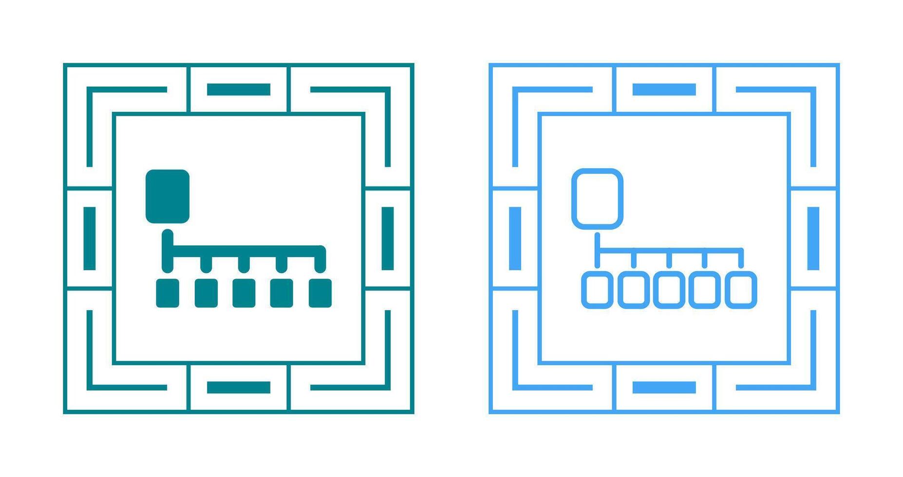 Card Sorting Vector Icon