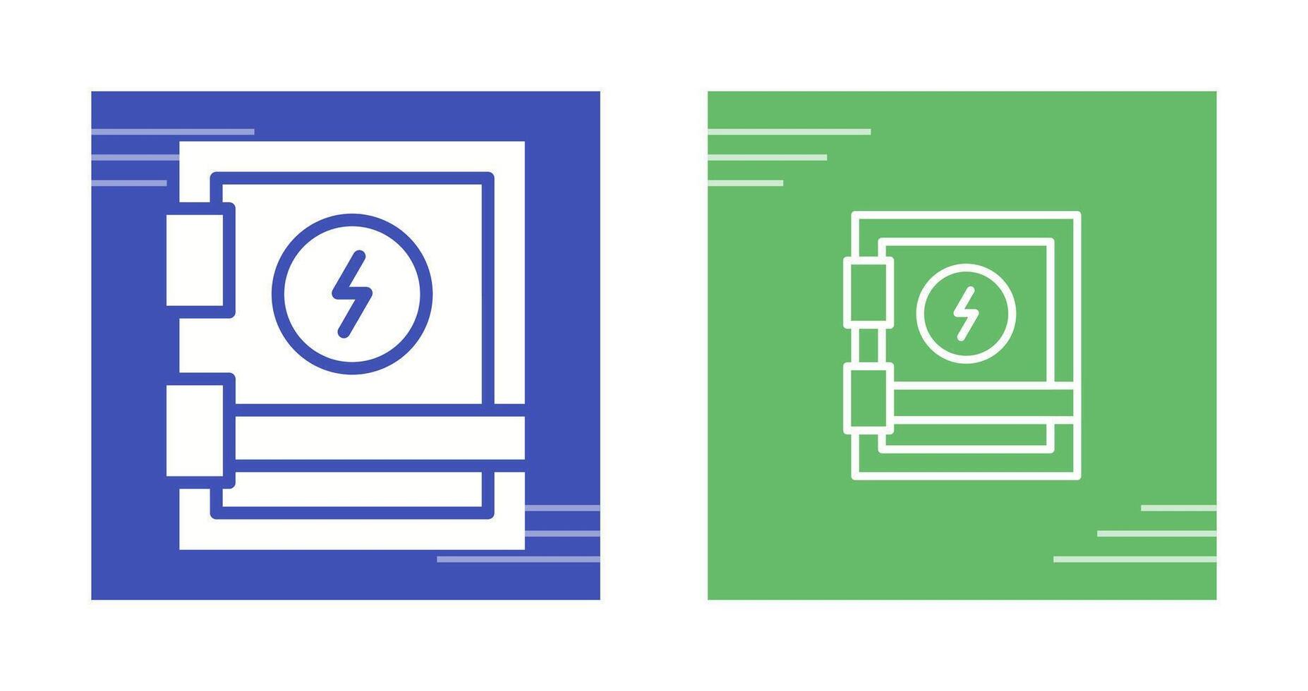 icono de vector de panel eléctrico