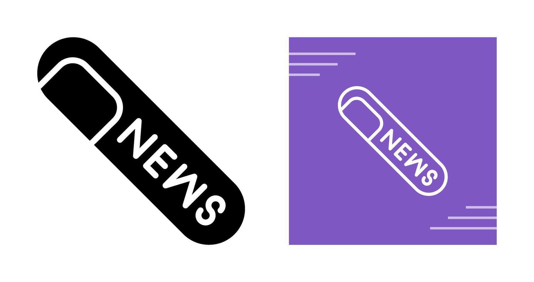 Rolled Up Newspaper Vector Icon