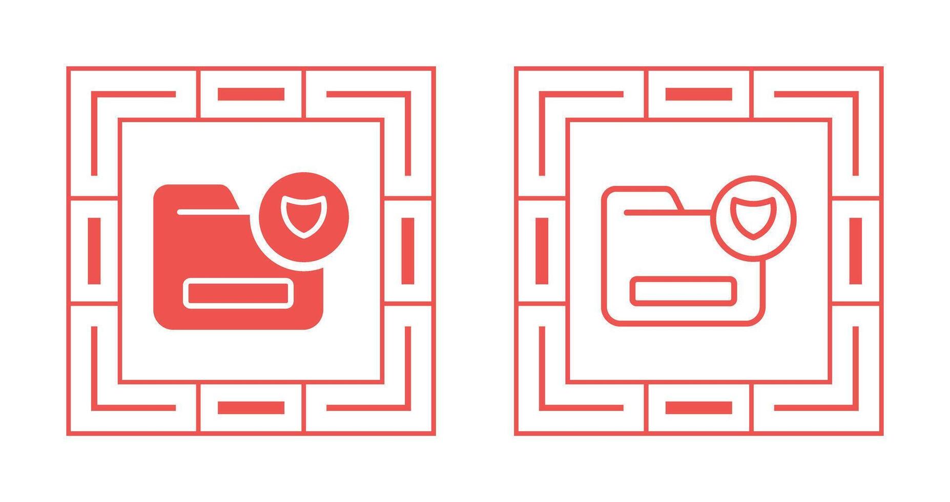 Document Security Vector Icon