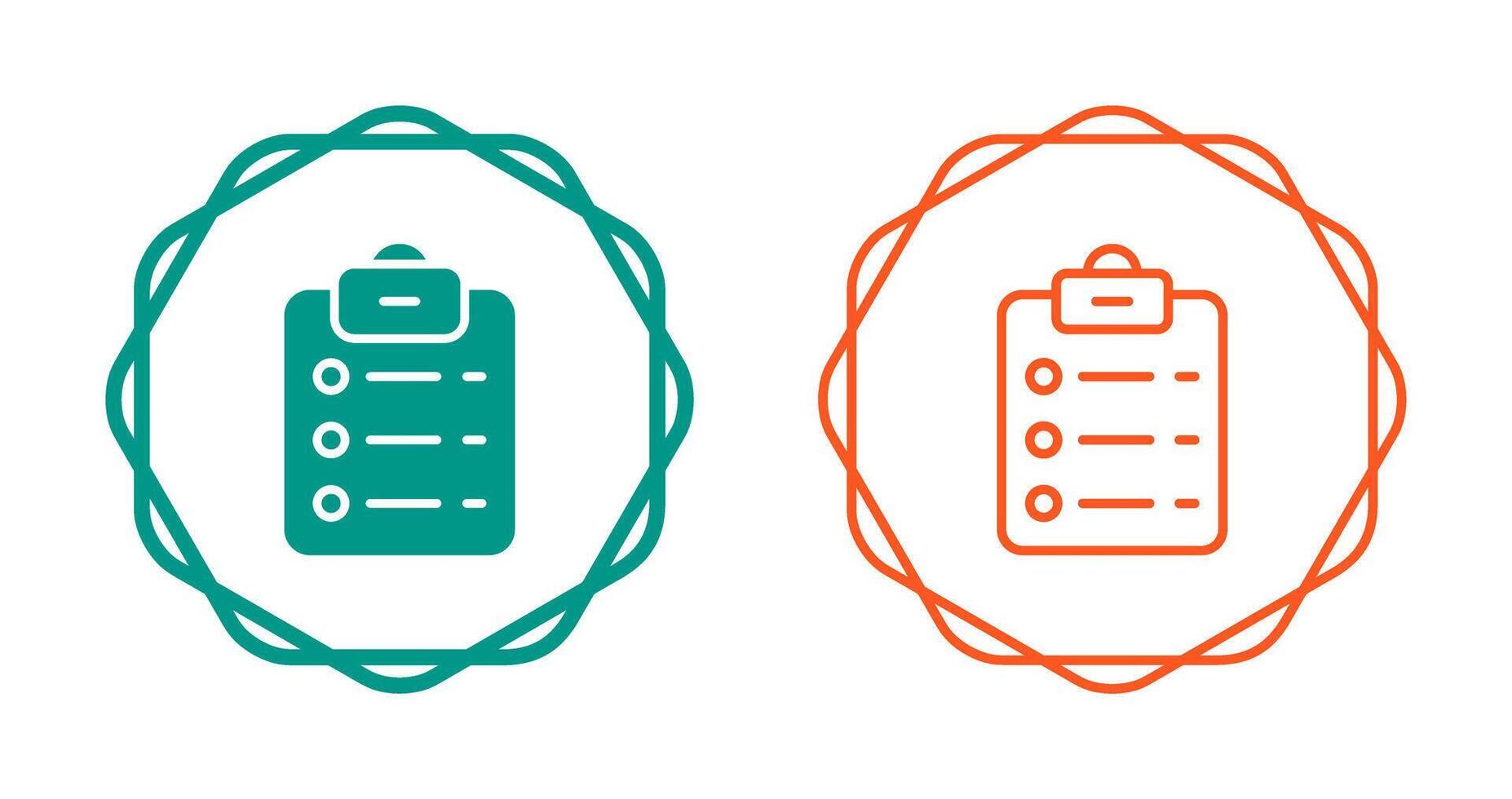 List Check Vector Icon
