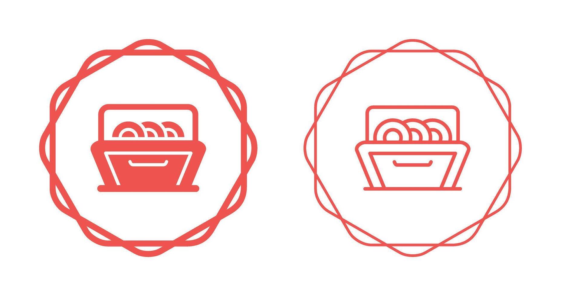 Dishwasher Vector Icon