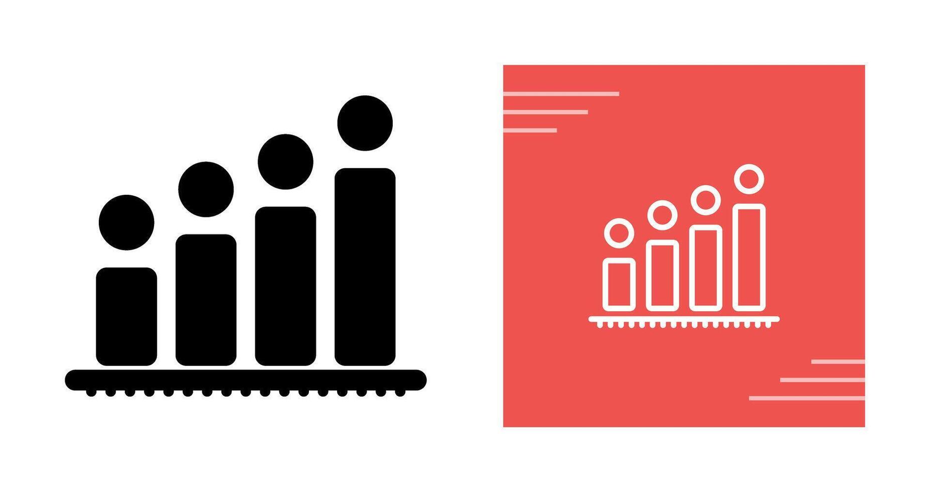 Bar Chart Vector Icon