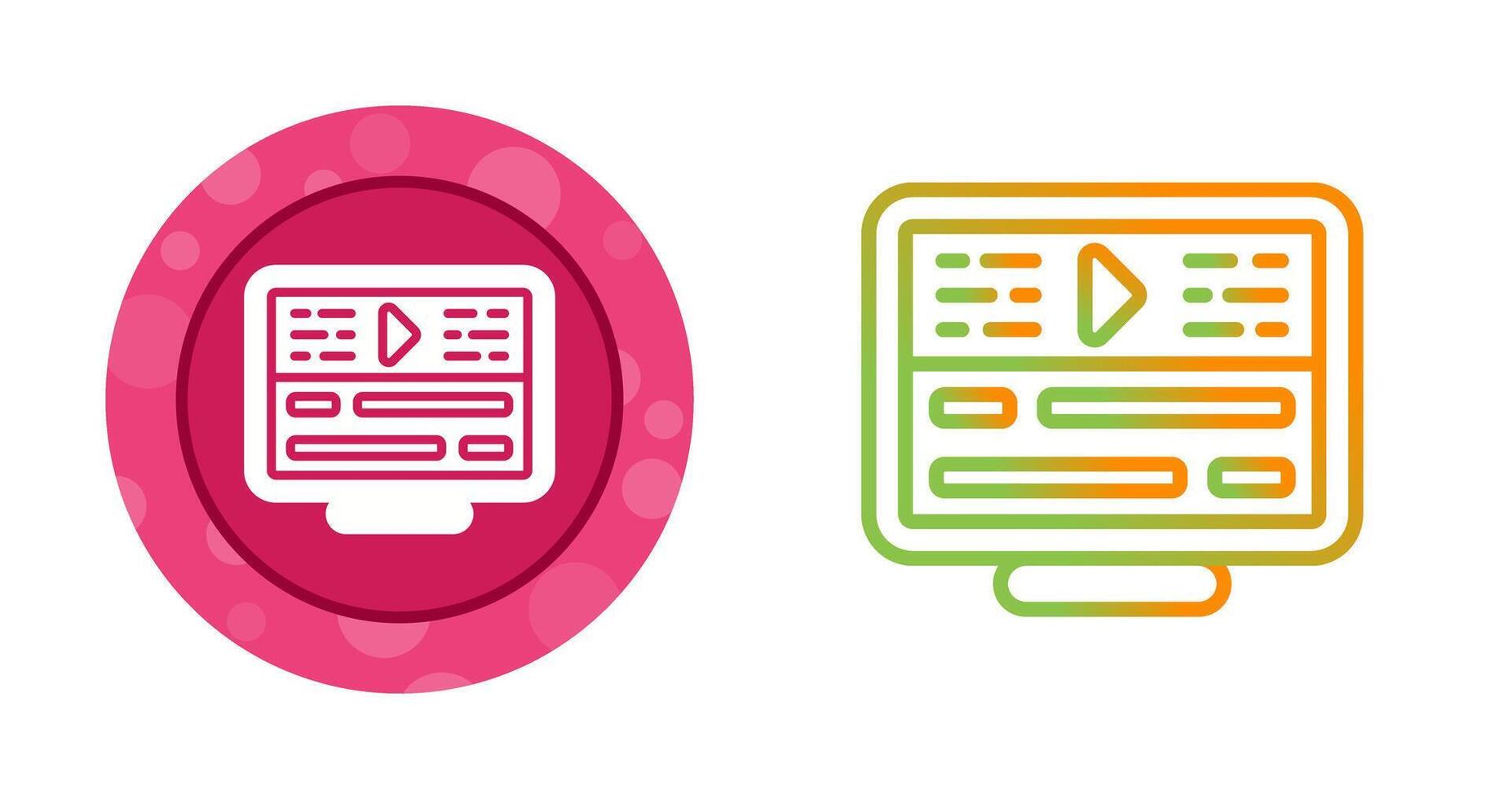 Video Editing Vector Icon