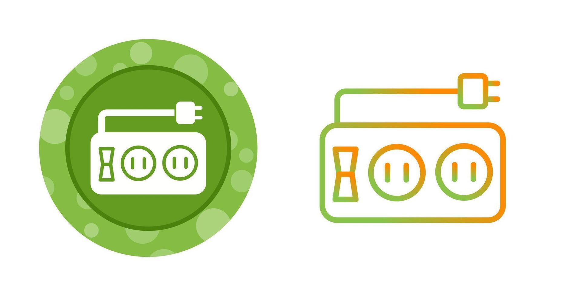 Power Strip Vector Icon