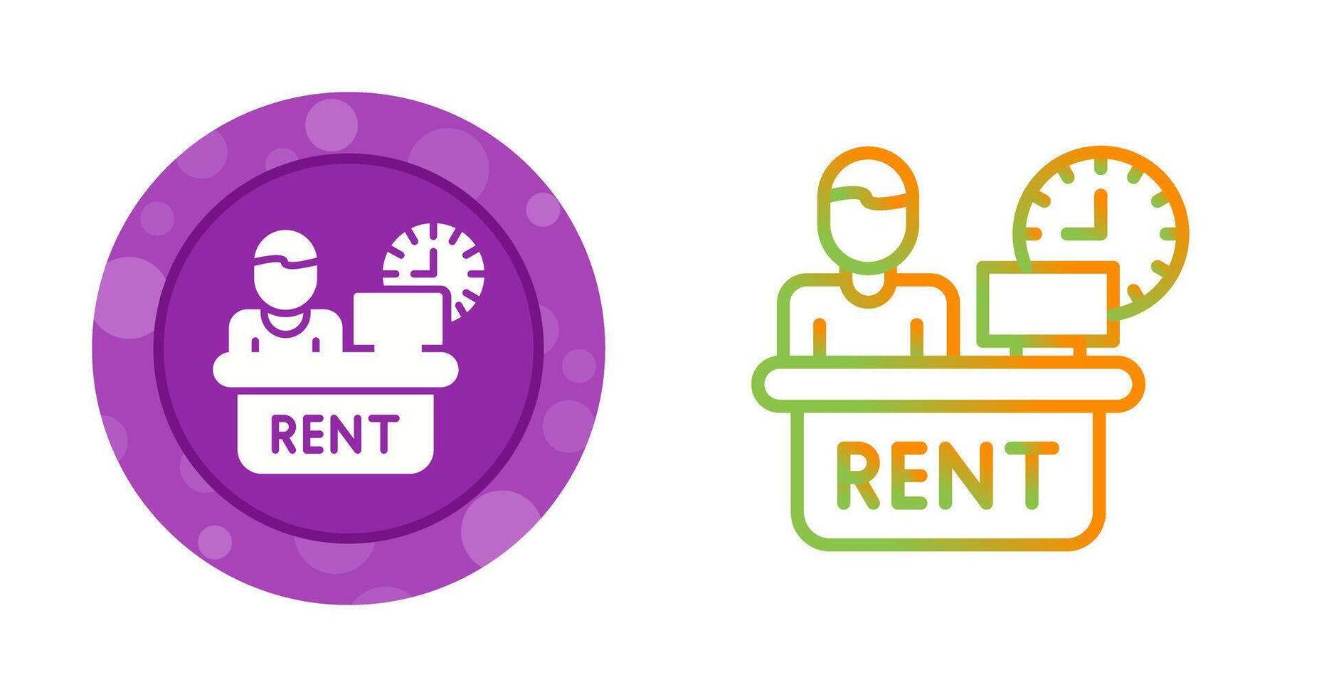 Rental Service Vector Icon