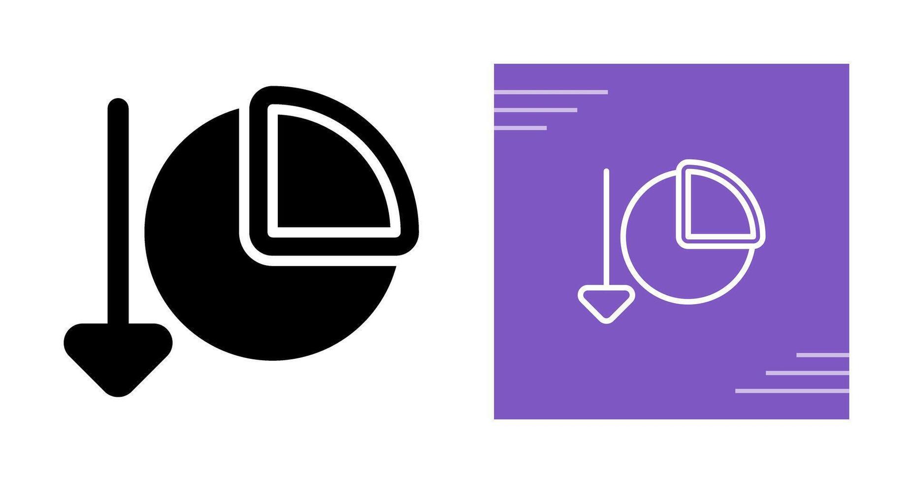Chart Decreasing Vector Icon