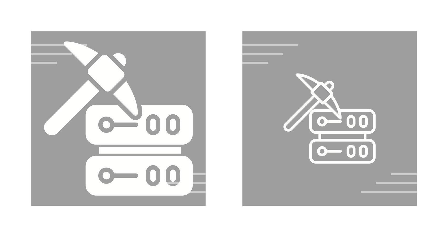 Data Mining Vector Icon