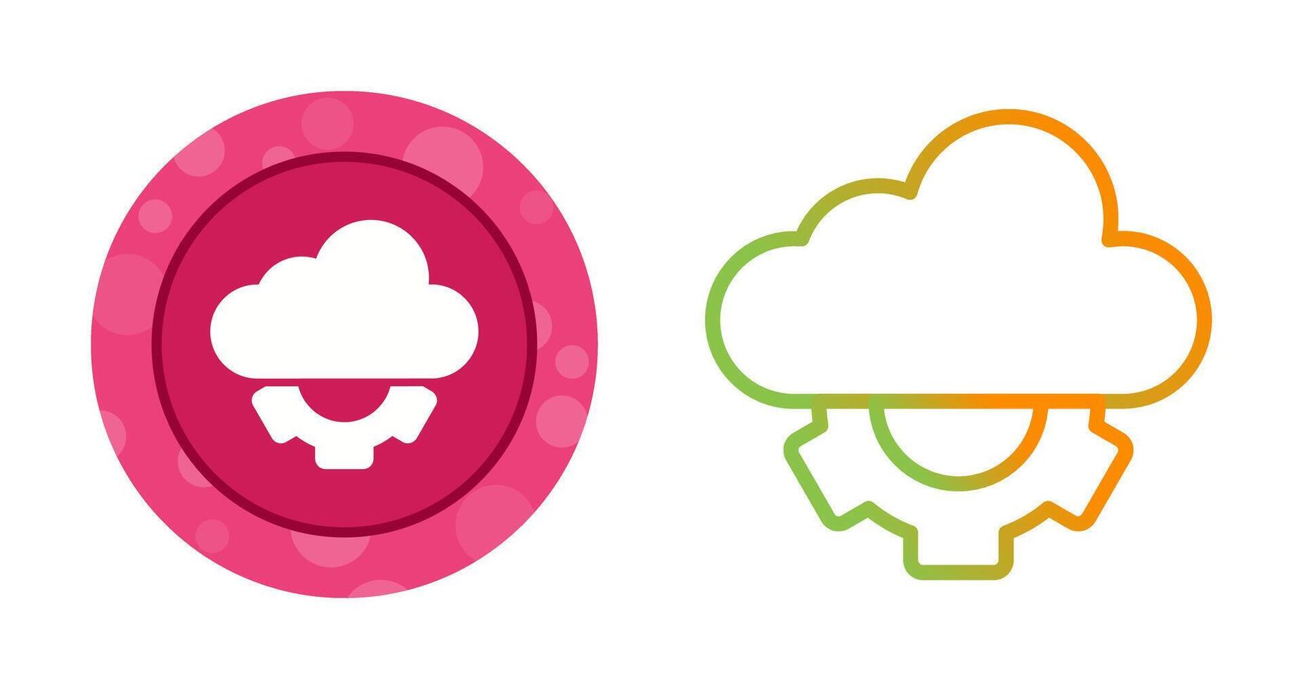 Cloud API Vector Icon