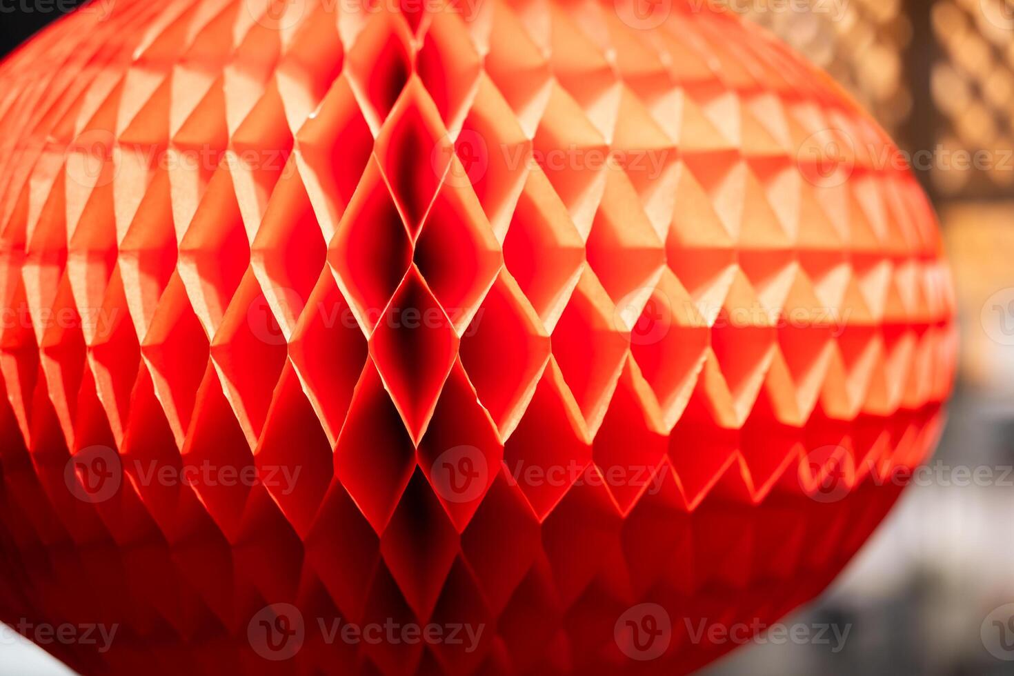 Red Chinese lanterns. Chinese New Year. Chinese lanterns during new year festival. Festive Chinese red lantern decorations. Abstract Background. photo