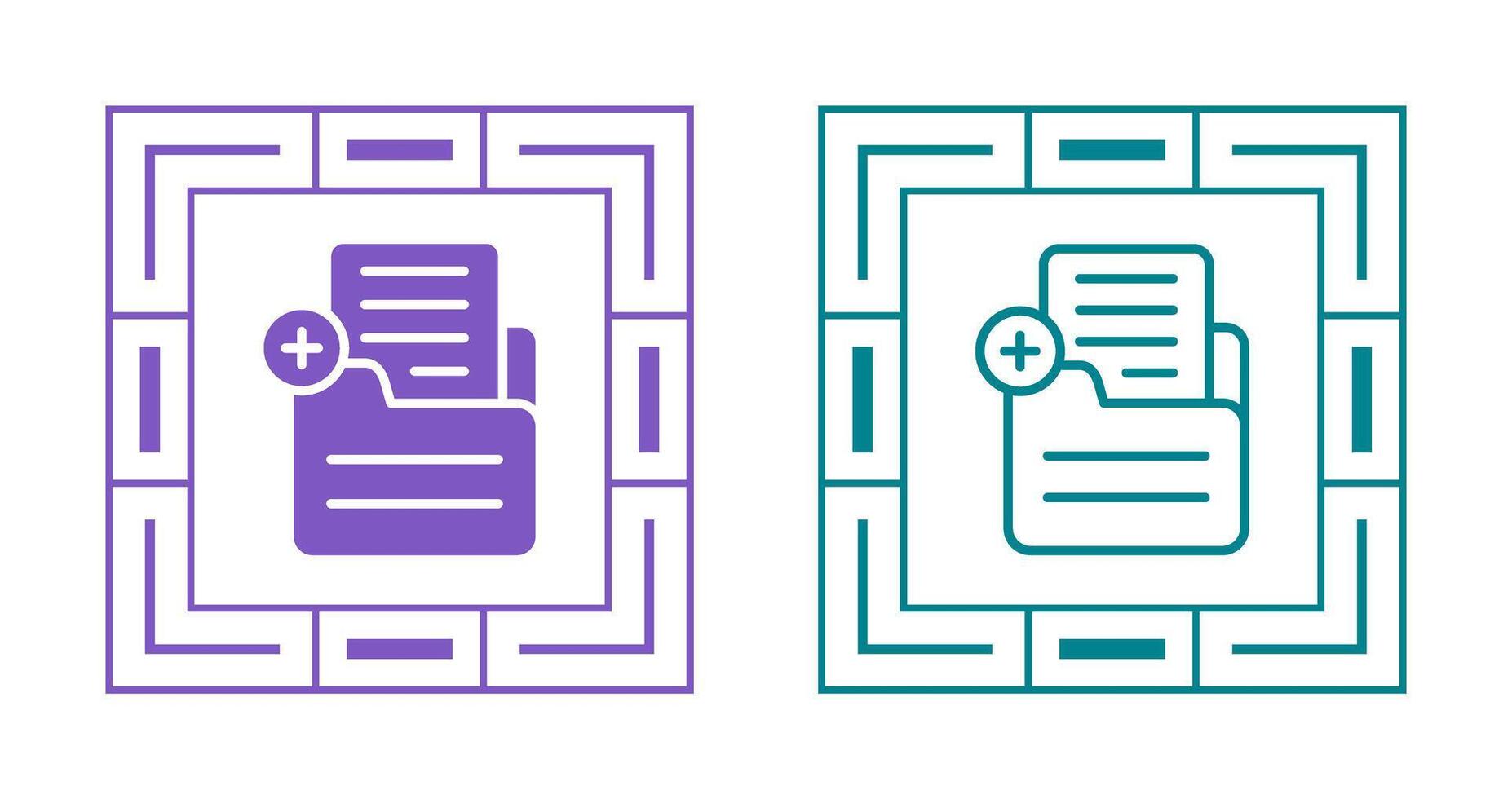 Document Add Vector Icon