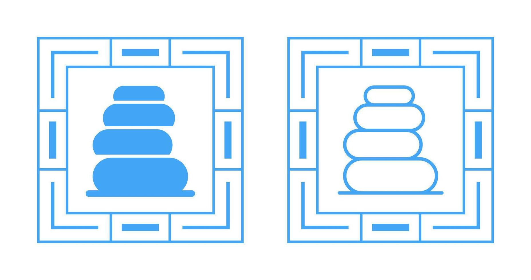 icono de vector de roca