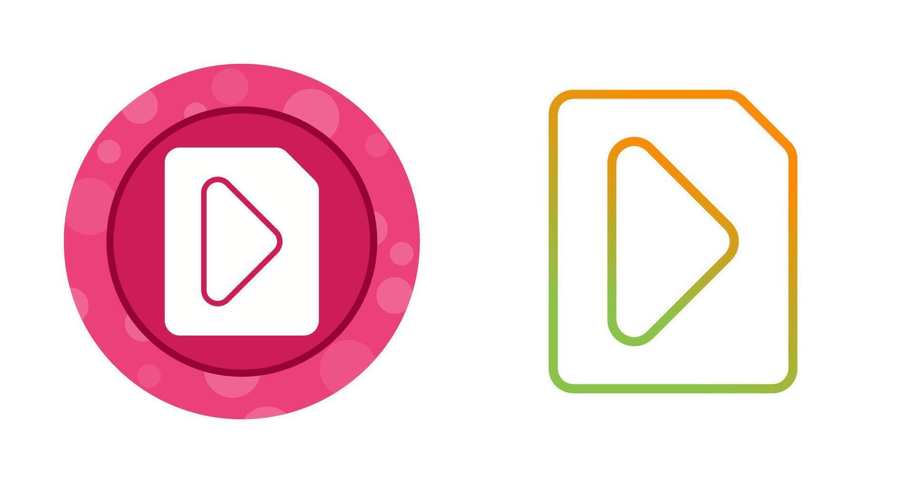 Video File Vector Icon