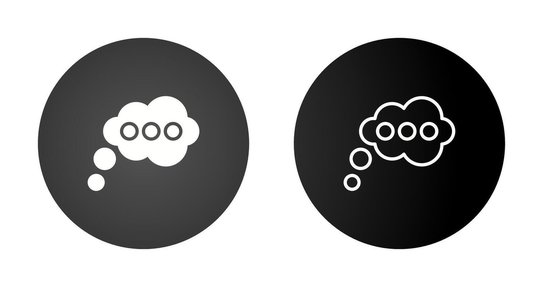Thinking Vector Icon