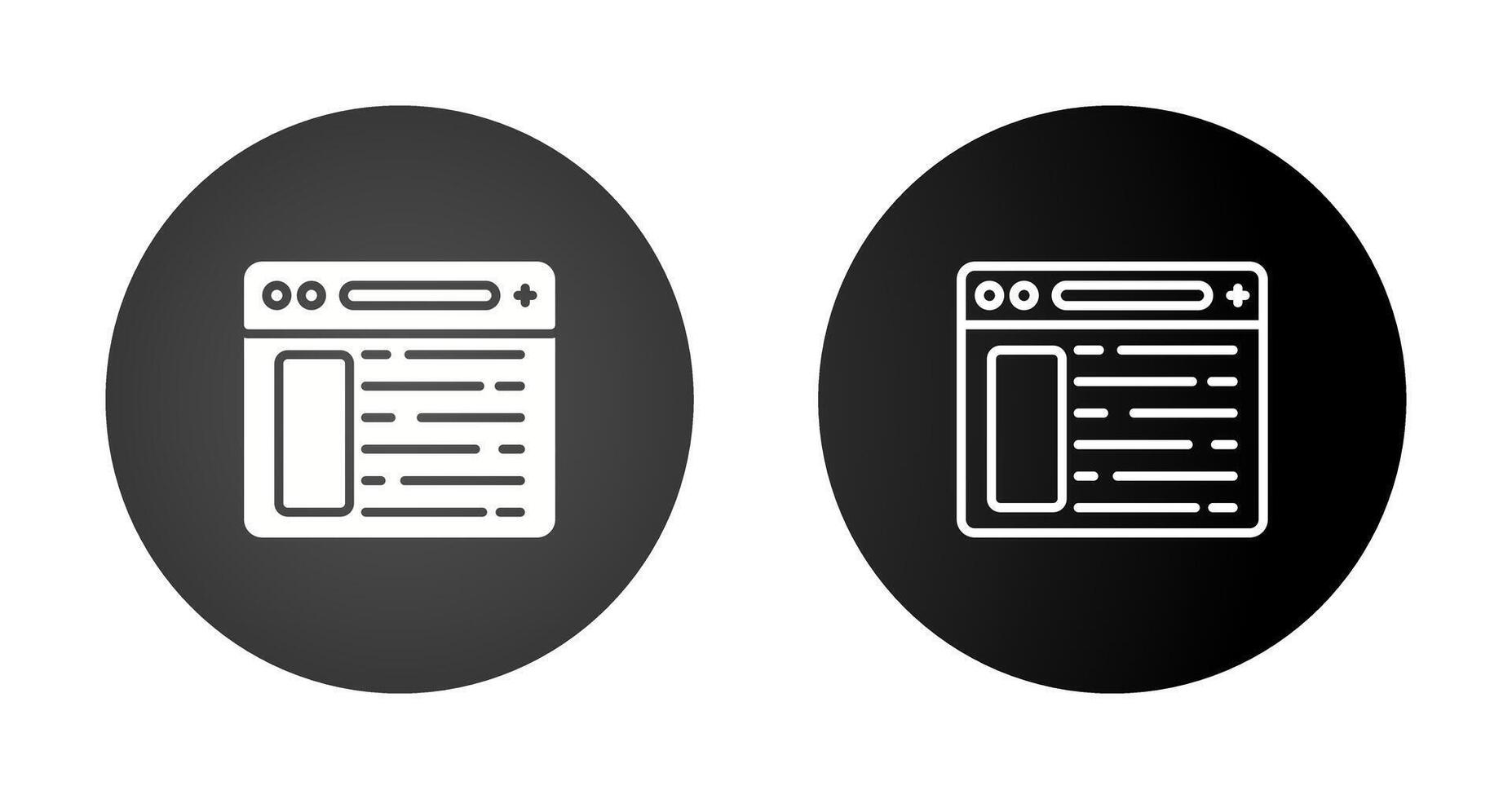 Browser Vector Icon