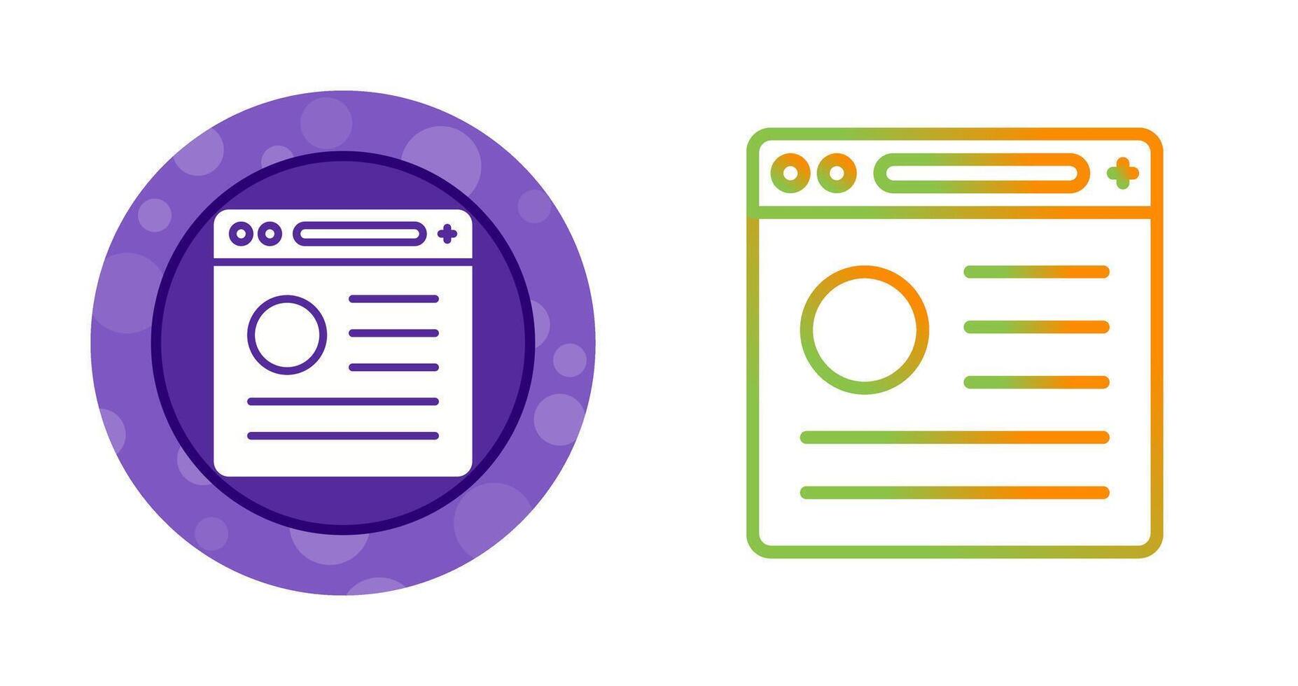 Browser Vector Icon
