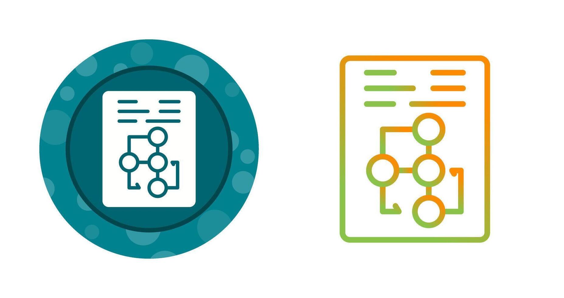 Document Workflow Vector Icon