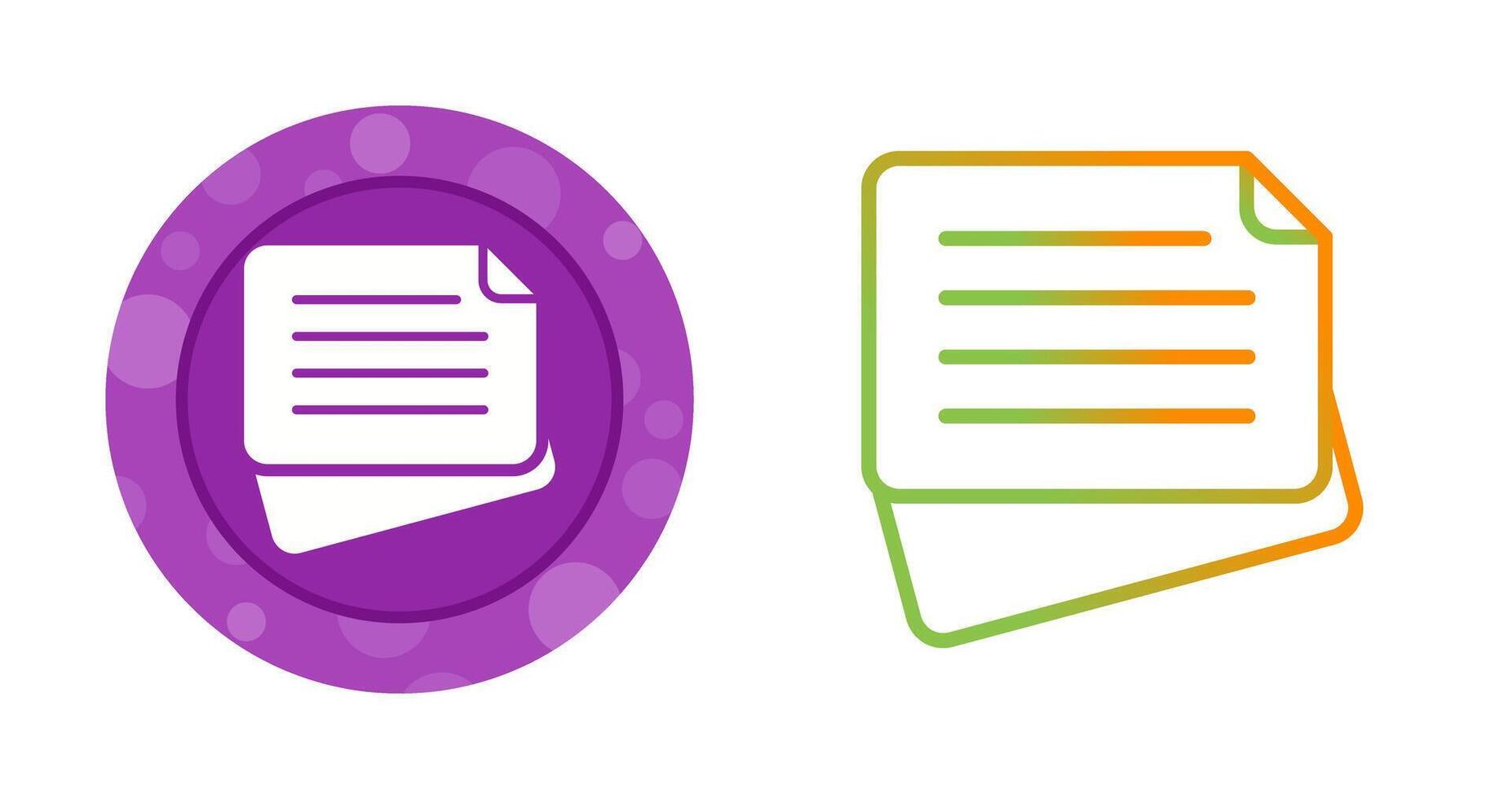 Sticky Note Vector Icon