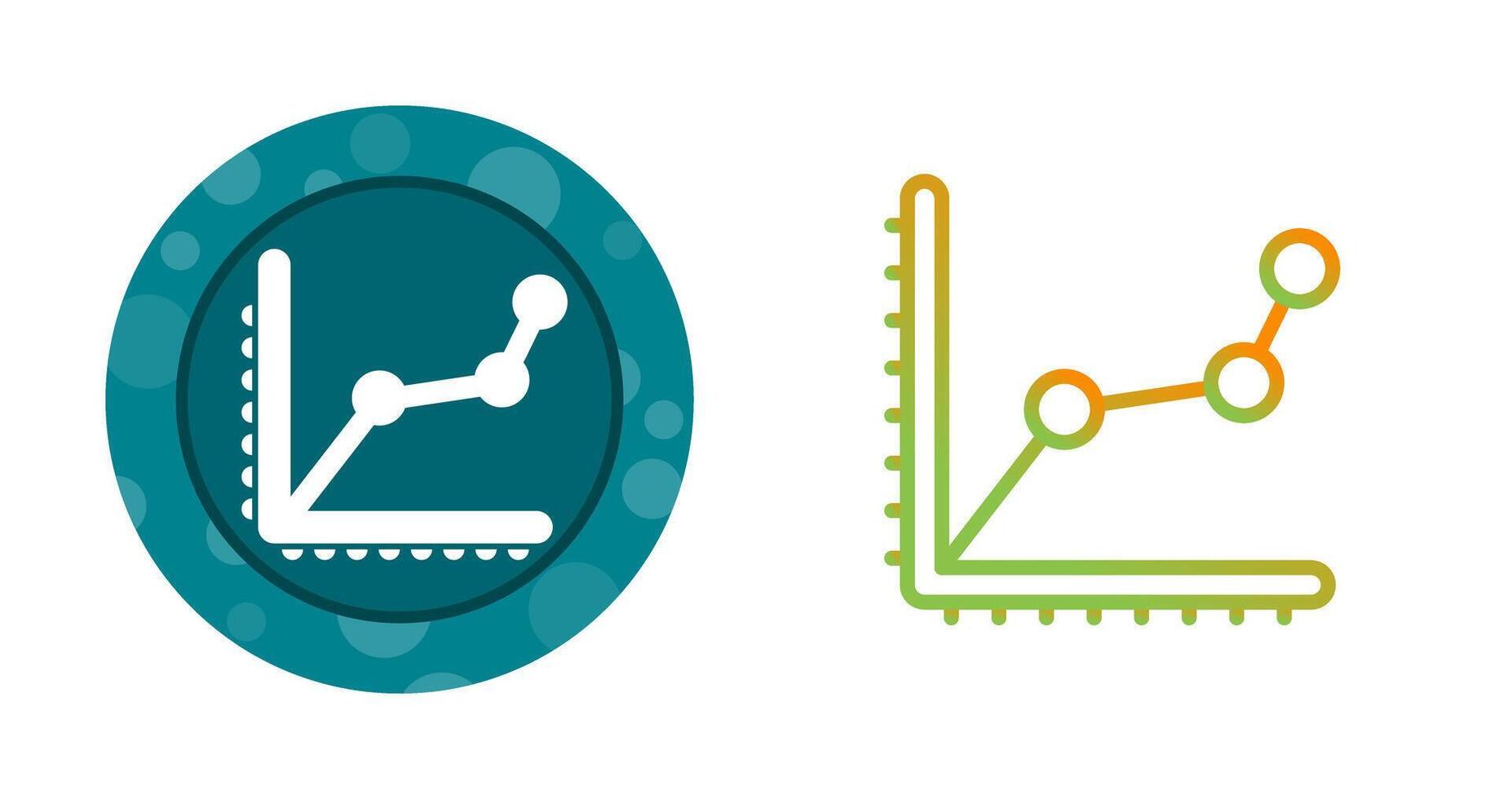 Line Chart Vector Icon