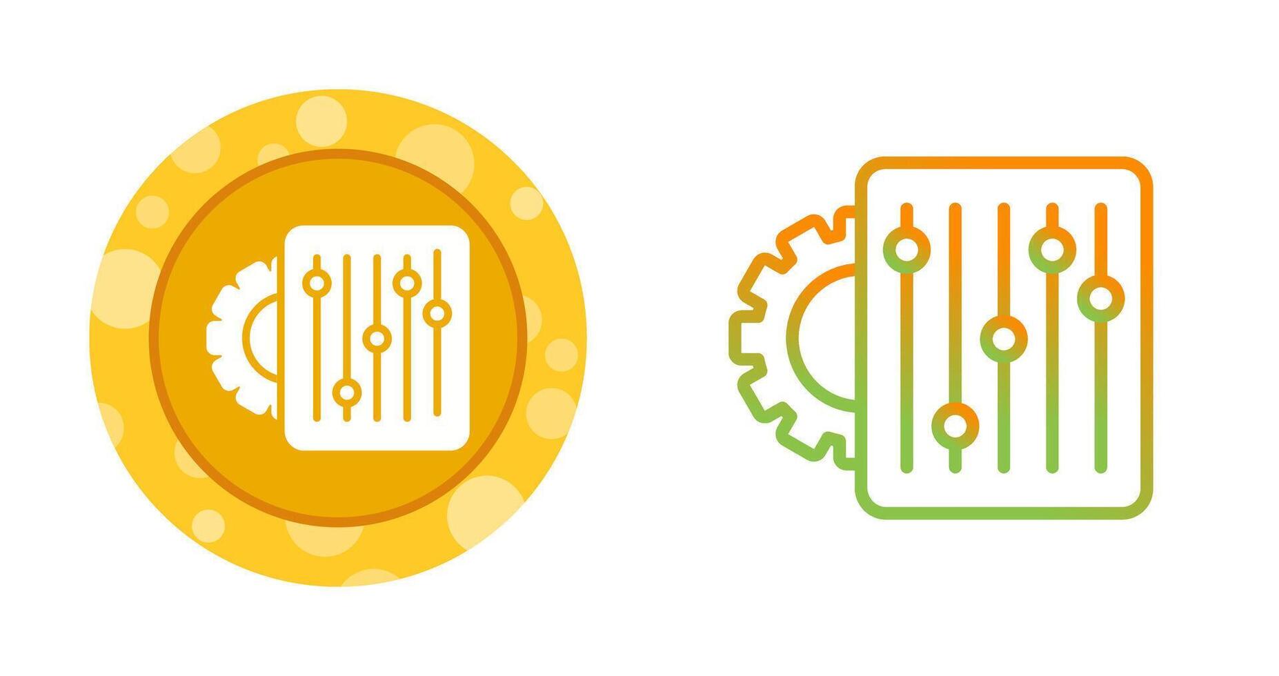 icono de vector de configuración