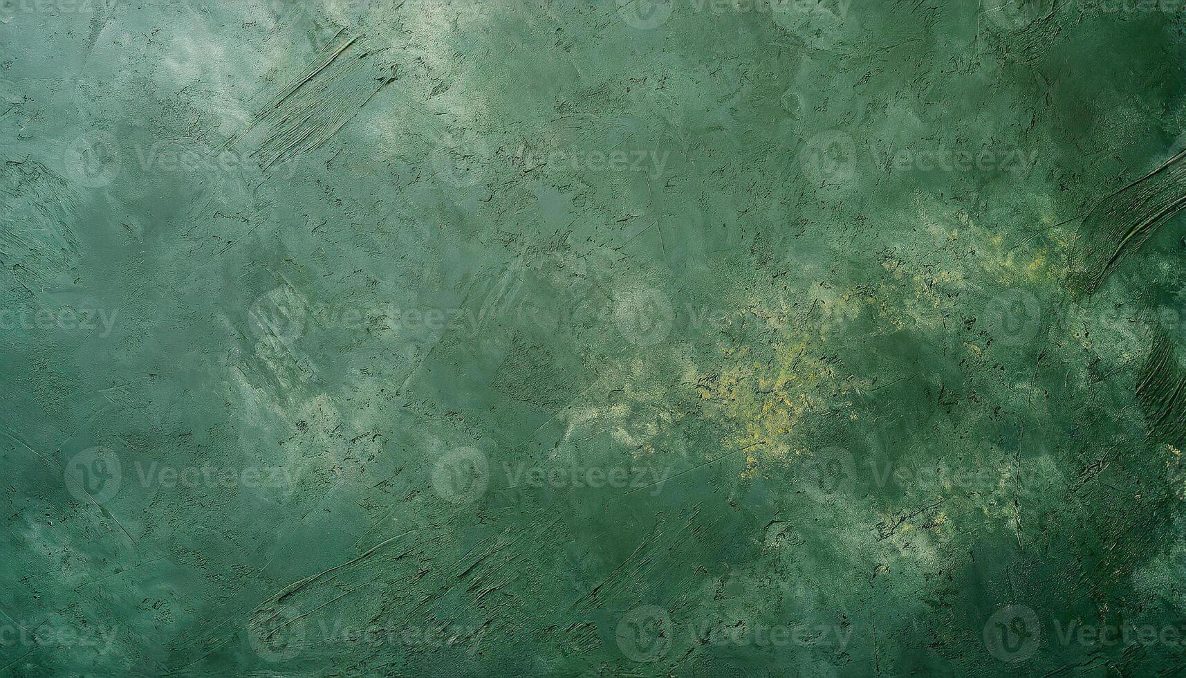 AI generated Abstract emerald green concrete texture with intricate textures and patterns. Perfect for backgrounds or overlay textures. photo