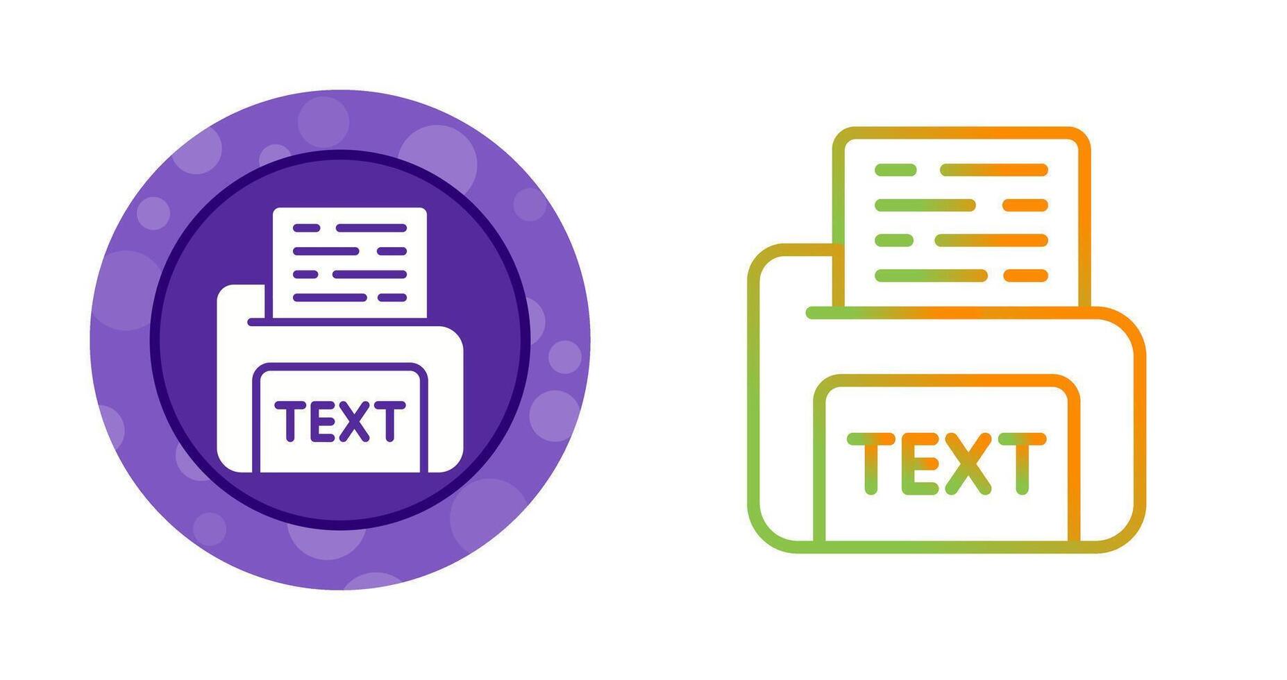 Text File Vector Icon